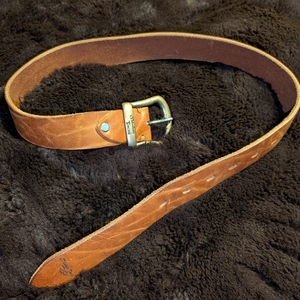 Brown Leather Children's Belt